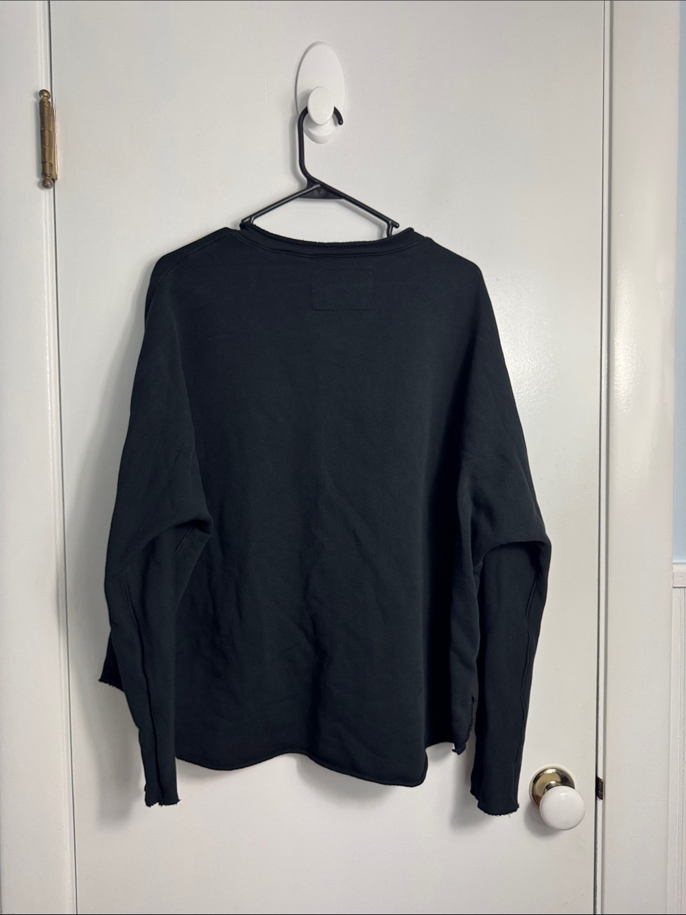 FRANK & EILEEN Anna Long Sleeve Capelet In Black Size Small - Picture 5 of 11
